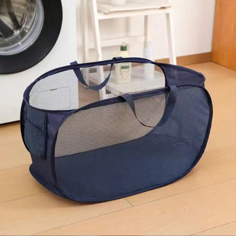 New Foldable Laundry Basket, Large Capacity Storage Laundry Basket, Bathroom Storage Basket. Laundry Hamper, Washing Basket Bathroom Organizer, Basket, Storage Basket, Foldable Laundry Basket