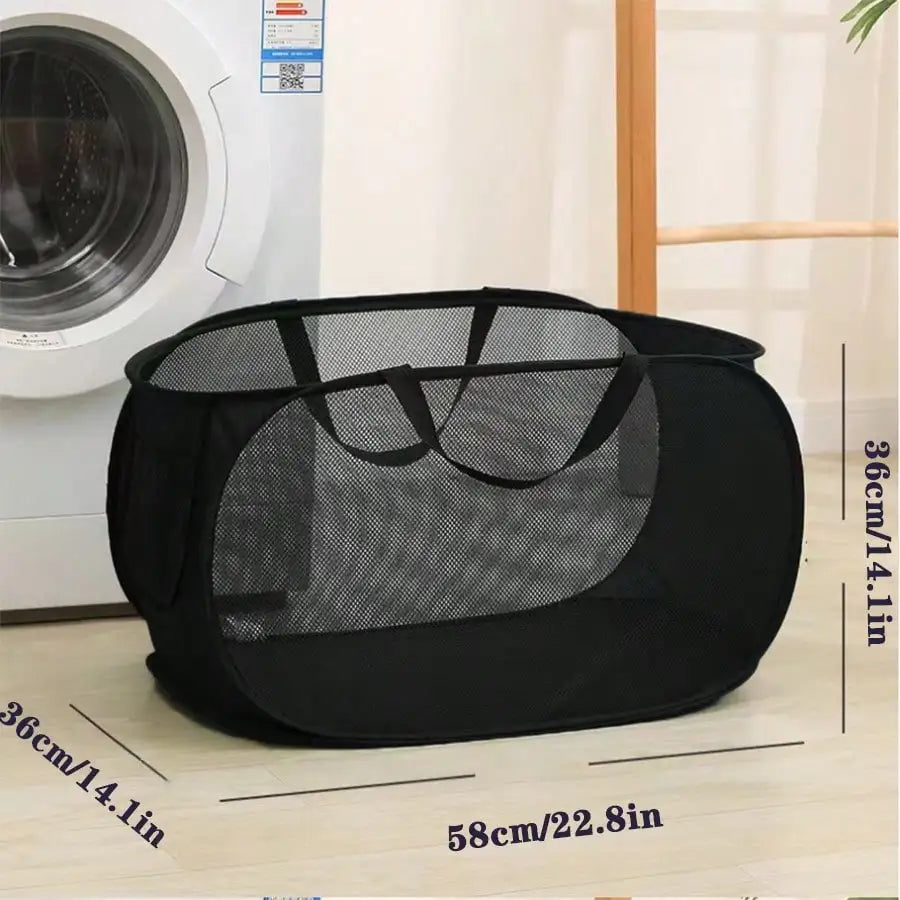 New Foldable Laundry Basket, Large Capacity Storage Laundry Basket, Bathroom Storage Basket. Laundry Hamper, Washing Basket Bathroom Organizer, Basket, Storage Basket, Foldable Laundry Basket