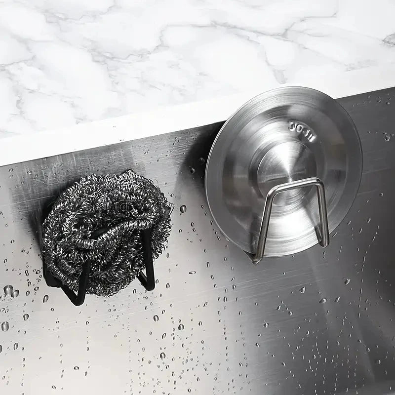 Sponge drainage bracket, wall mounted sponge bracket, stainless steel sink drainage bracket
