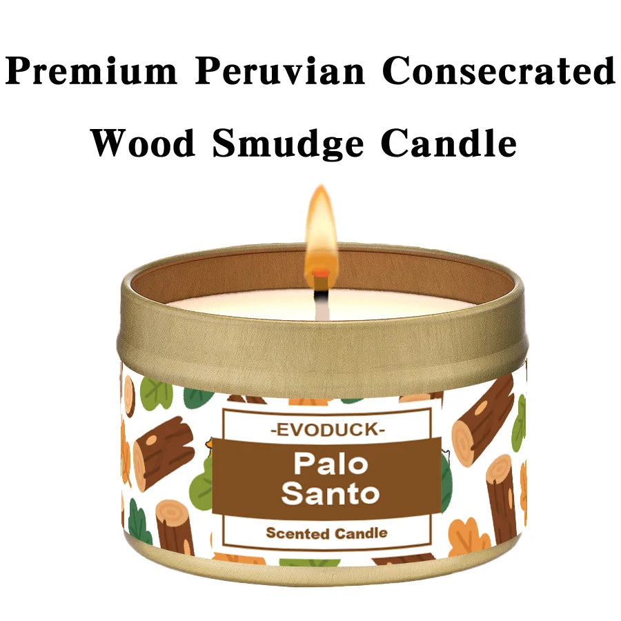Palo Santo Scented Candles Premium Palo Santo Purify Elevate Energy Cleansing  Candle for Meditation Winter Gifts Gift For Woman