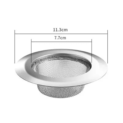 Stainless Steel Bathtub Hair Catcher Stopper Shower Drain Hole Filter Trap Kitchen Metal Sink Strainer Floor Drain