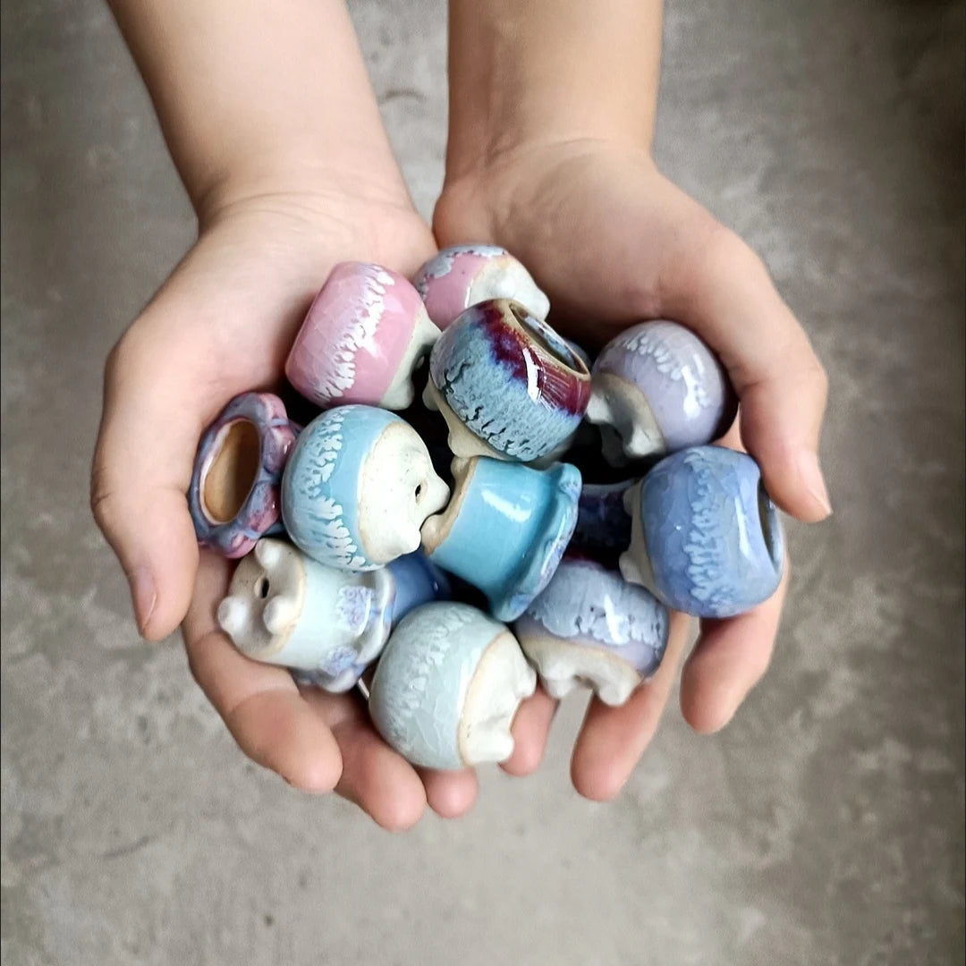 Mini Ceramics Flowerpot