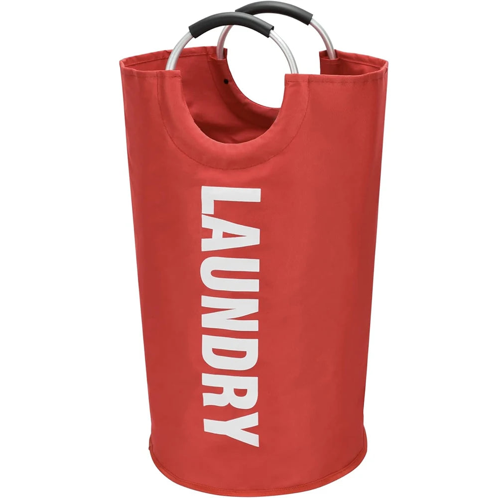 LMETJMA 90L Large Laundry Basket Waterproof Laundry Hamper Collapsible Tall Clothes Hamper Family Foldable Washing Bin