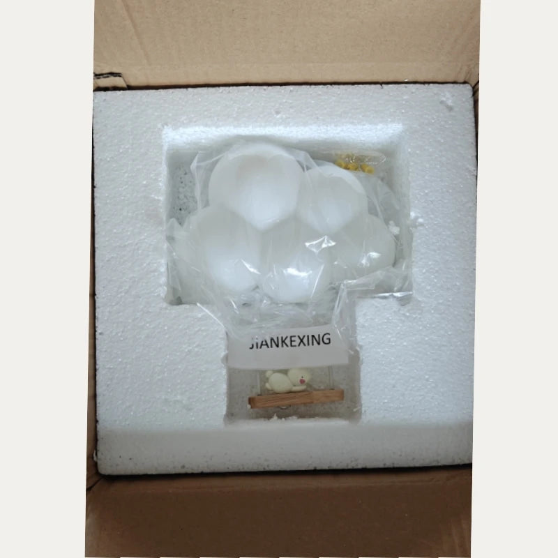 JIANKEXING New Cloud Wall Lamps Cream Style Cartoon Bedroom Bedhead Eye Protection Study Children's Room Warm Lighting Fixtures