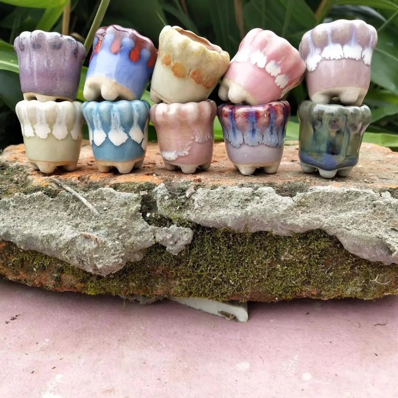 Mini Ceramics Flowerpot