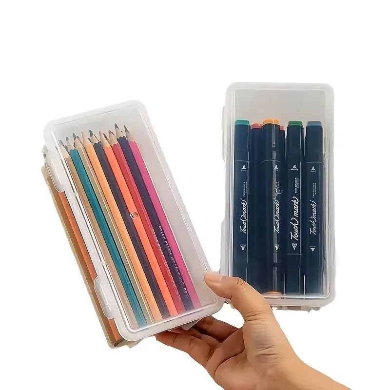 4-pack large-sized transparent PP storage boxes with lids, dustproof, moisture-proof, sturdy, and durable, ideal for organizing
