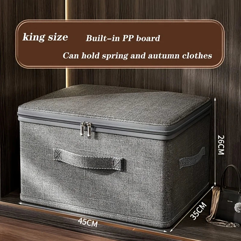 Clothe Organizer Bedroom Storage Box Folding Bedding Socks Underwear Storage Packing Bags Space-Saving for Closet Living Room