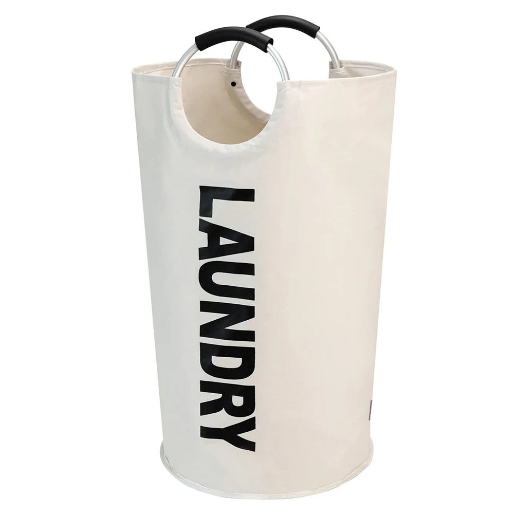 LMETJMA 90L Large Laundry Basket Waterproof Laundry Hamper Collapsible Tall Clothes Hamper Family Foldable Washing Bin