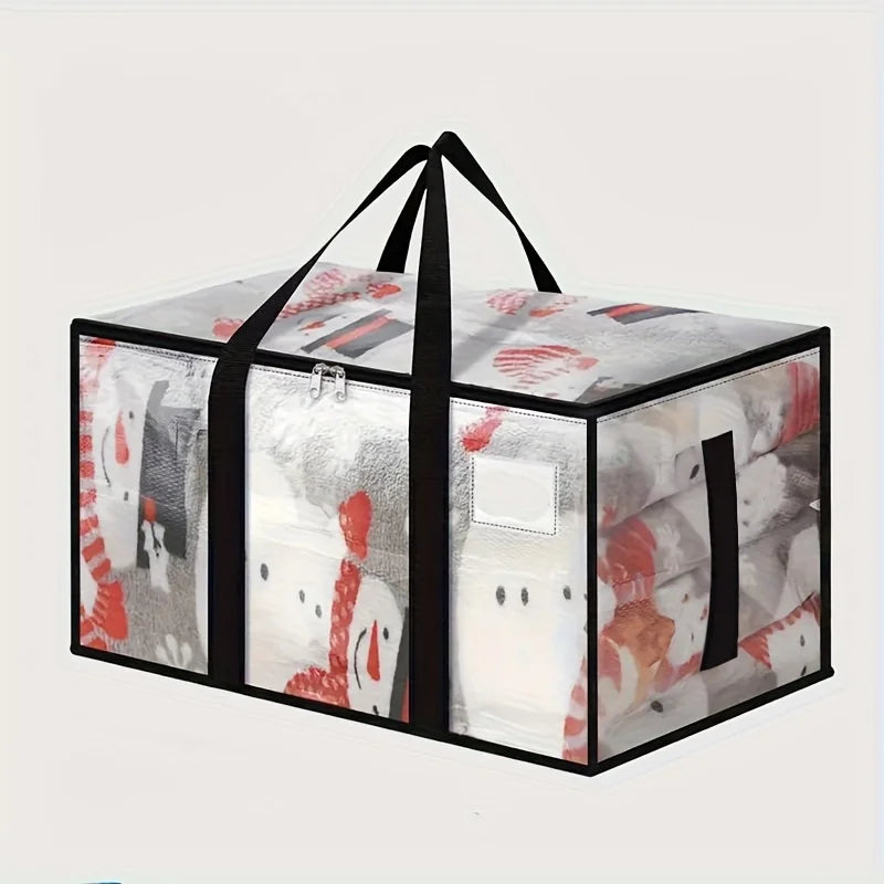 Large Capacity Storage Bag, Transparent and Visible, Clothes, Blankets, Handbags, Used for Moving Supplies, Various Items
