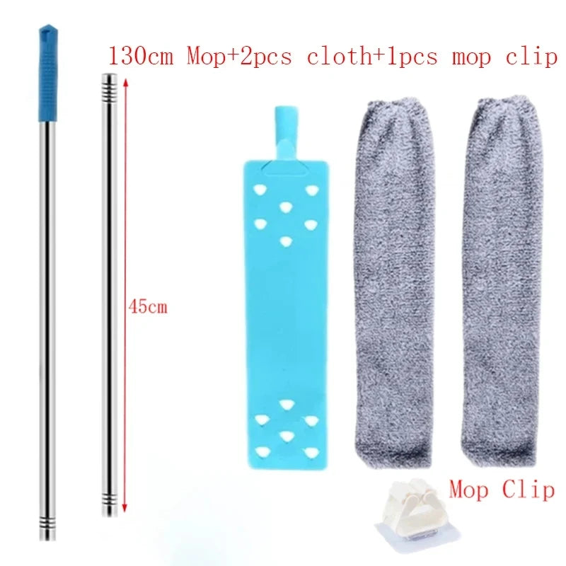 Telescopic Long Handle Broom For Home Blinds Dust Microfiber Brushes To Install Easy To Use Household Cleaning Tools
