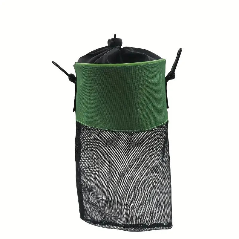 Clothespin Storage Bag Hanging Grid Clothespin Storage Bag Outdoor Drawstring Clothespin Organization Bag Household Supplies