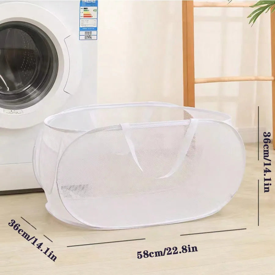 New Foldable Laundry Basket, Large Capacity Storage Laundry Basket, Bathroom Storage Basket. Laundry Hamper, Washing Basket Bathroom Organizer, Basket, Storage Basket, Foldable Laundry Basket