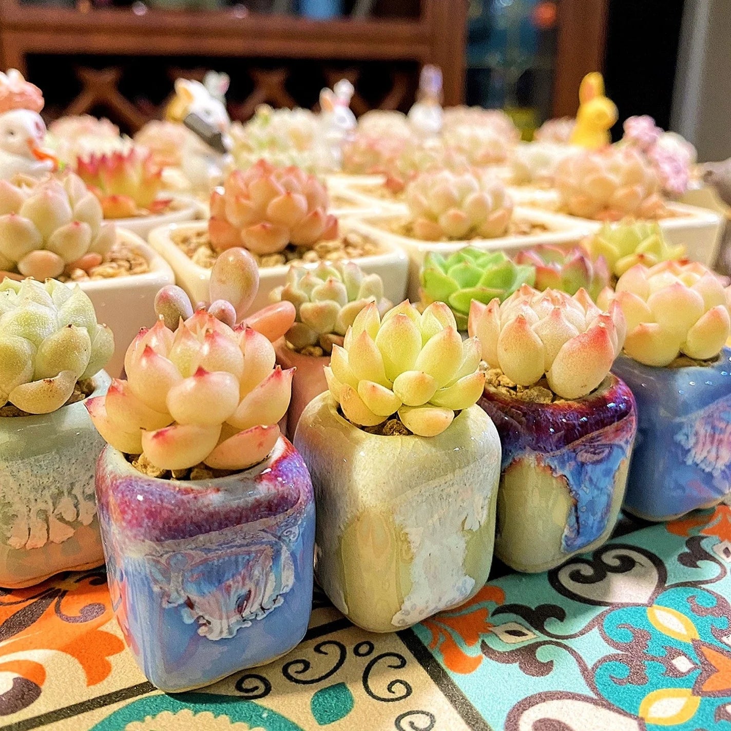Mini Ceramics Flowerpot